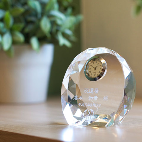 オリジナル置き時計 シェル [手描き・オリジナルデザイン]