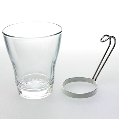 耐熱ガラス名入れマグカップ