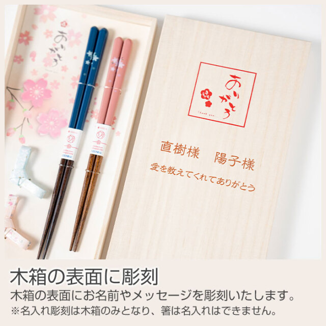 木箱の表面に彫刻