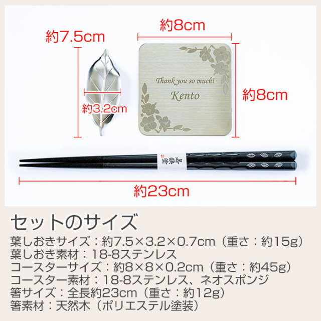 セットのサイズ