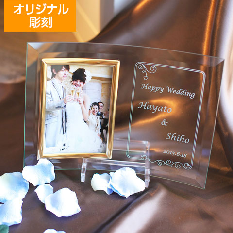 オリジナルフォトフレーム　L版用　[手描き・オリジナルデザイン]