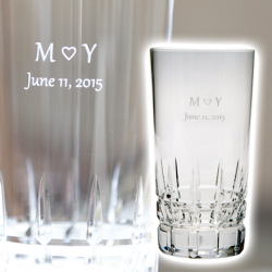 名入れハイボールグラス ダイヤカットはご主人への結婚記念日に