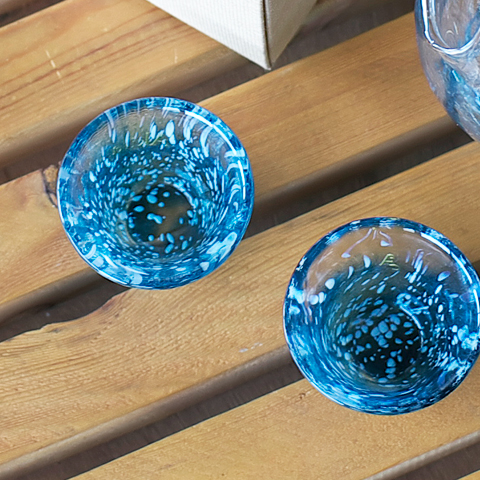 グラスの名入れギフトセットに人気！】氷ポケット付き徳利＆お猪口冷酒