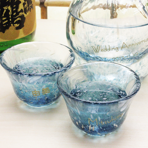 peak 徳利　お猪口セット 清酒力士 猪口徳利セット（猪口1ケ＋徳利1本） - piquant