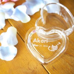 オリジナル小物入れ ハート型 [手描き・オリジナルデザイン]