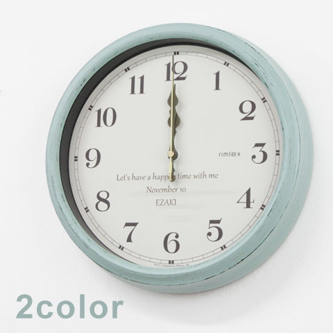 オリジナル電波時計 レトロ [手描き・オリジナルデザイン]