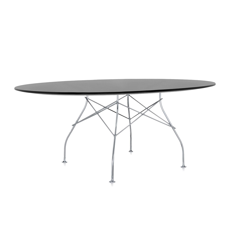 GLOSSY　（グロッシー　オーバル194 / フレーム：クローム）　Antonio Citterio