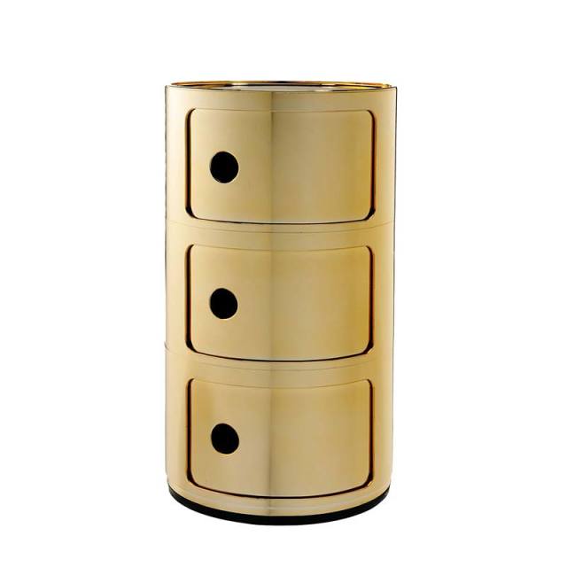 正規品 kartell COMPONIBILI コンポニビリ 3段　美品 正規代理店 Kartell カルテル Componibili3 コンポニビリ3 K4967