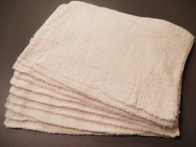 雑巾、厨房の台拭き鍋つかみに業務ウエスとしても