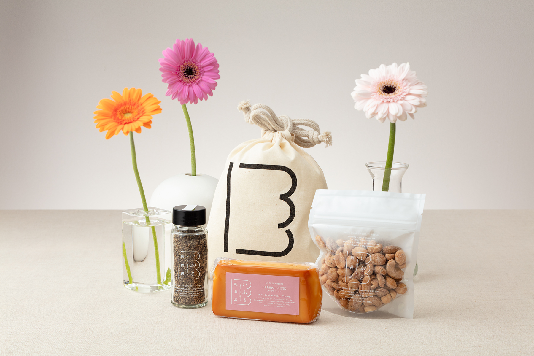 〈 春限定｜プチギフト 〉新緑香る燻製おつまみセット