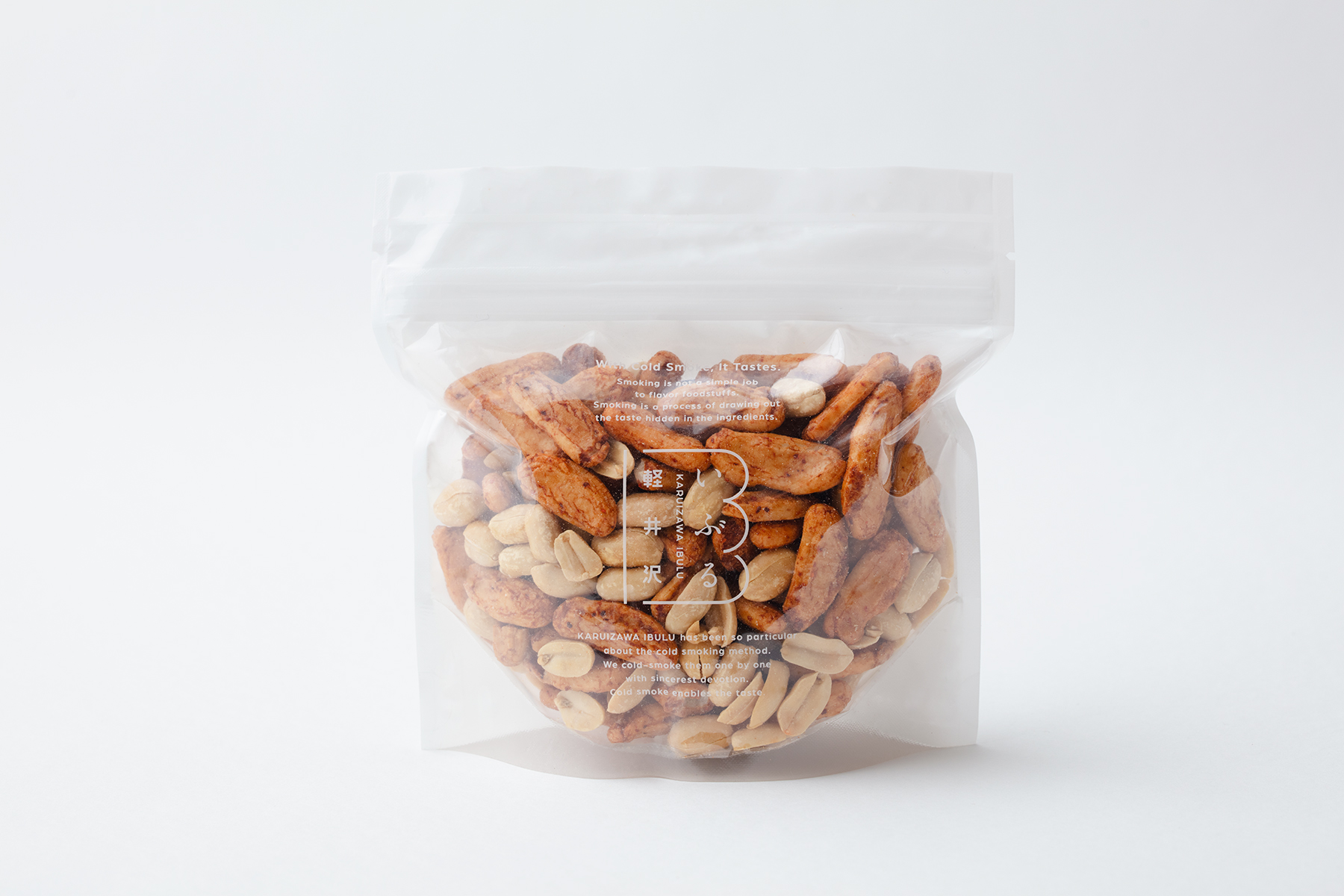 燻製柿の種　150g