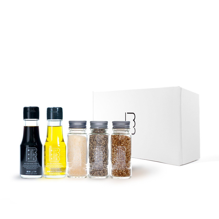 お料理好き、キャンプ好きな方へ（調味料５種）