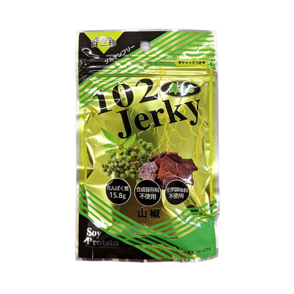 グルテンフリー102（トウフ）ジャーキー 山椒味