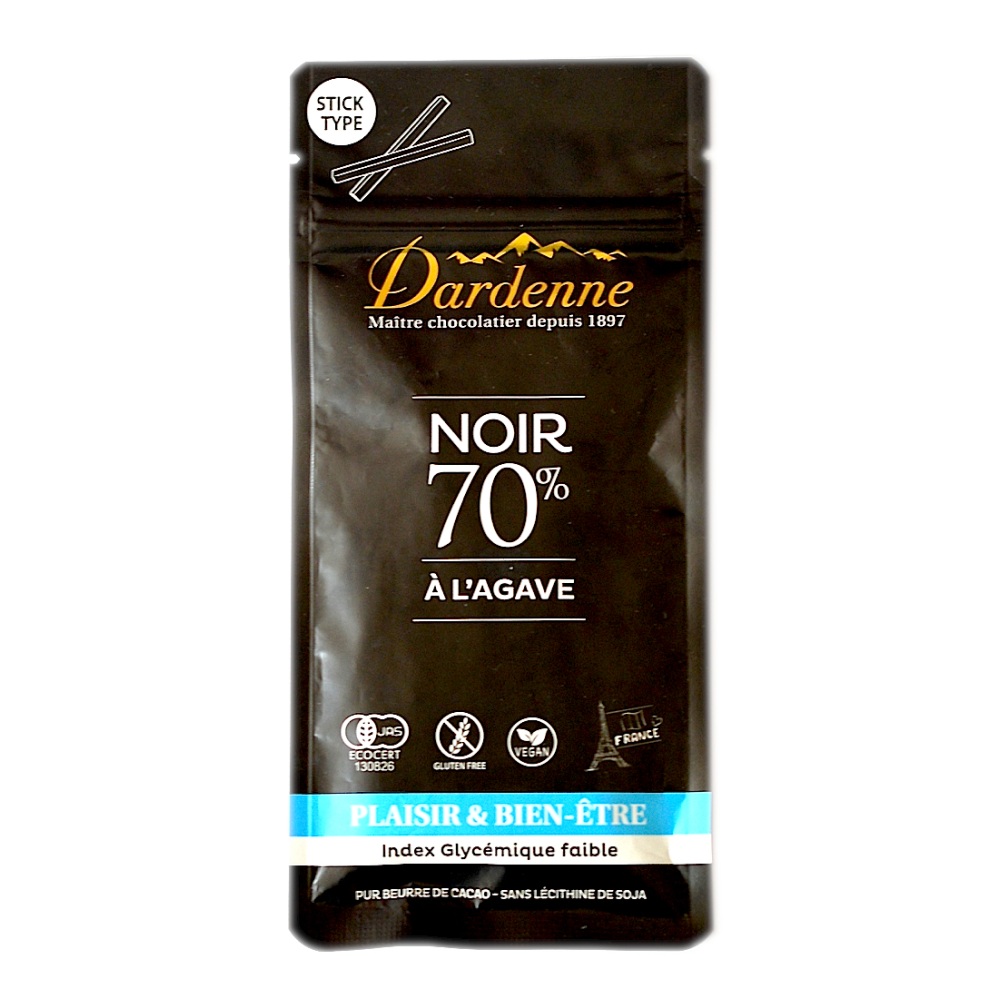 有機アガベチョコレート スティック カカオ70％