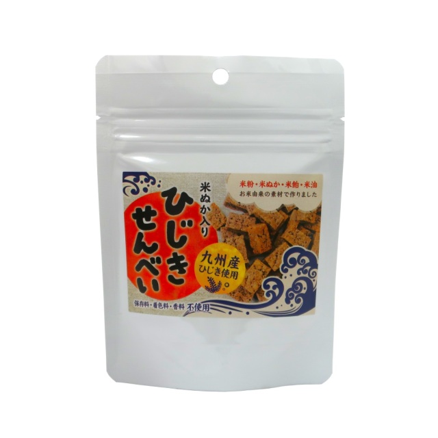 米ぬか入りひじきせんべい（塩）