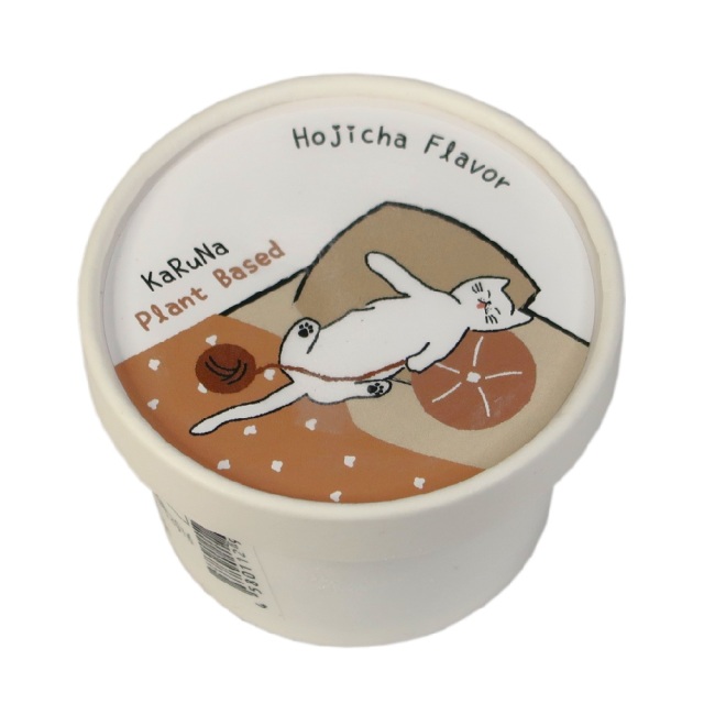 ヴィーガンクラフトにゃんこアイス ほうじ茶