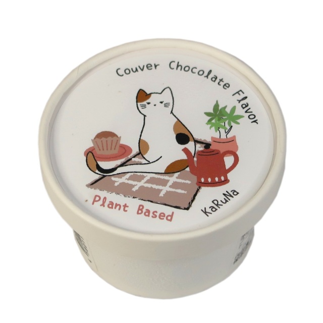 ヴィーガンクラフトにゃんこアイス クーベルチョコレート