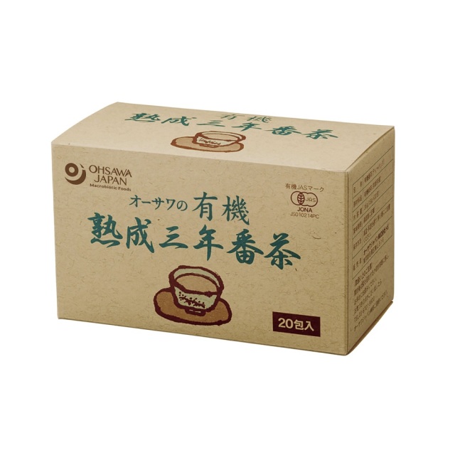 オーサワの有機熟成三年番茶（ティーバッグ）