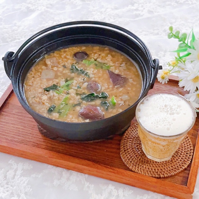 きのこ入り精進クッパ