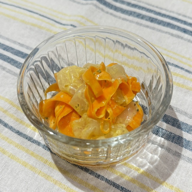 にんじんとベジイカのさっぱりマヨサラダ