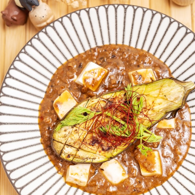 ベジ麻婆豆腐＆茄子のコンビプレート