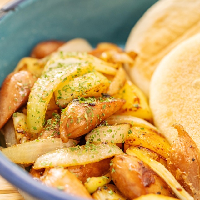 大豆ミートを使ったヴィーガンウインナー