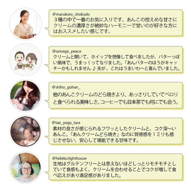 ヴィーガン＆グルテンフリーどら焼き あんクリーム