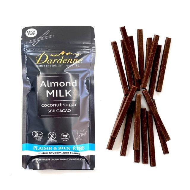 有機ココシュガーチョコレートアーモンドミルク スティック