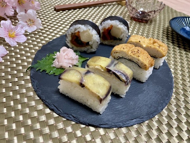 ヴィーガン寿司 3種