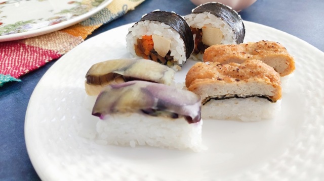 ヴィーガン寿司 3種