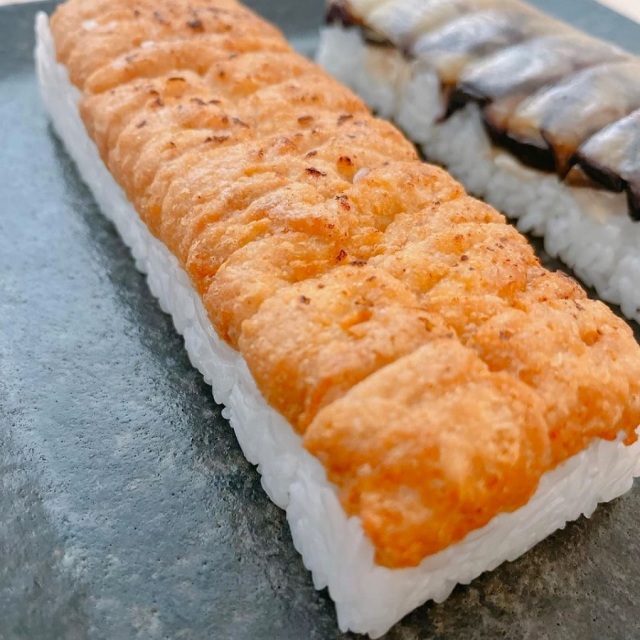 かるなぁ ゆばと豆腐の炙り蒲焼き寿司