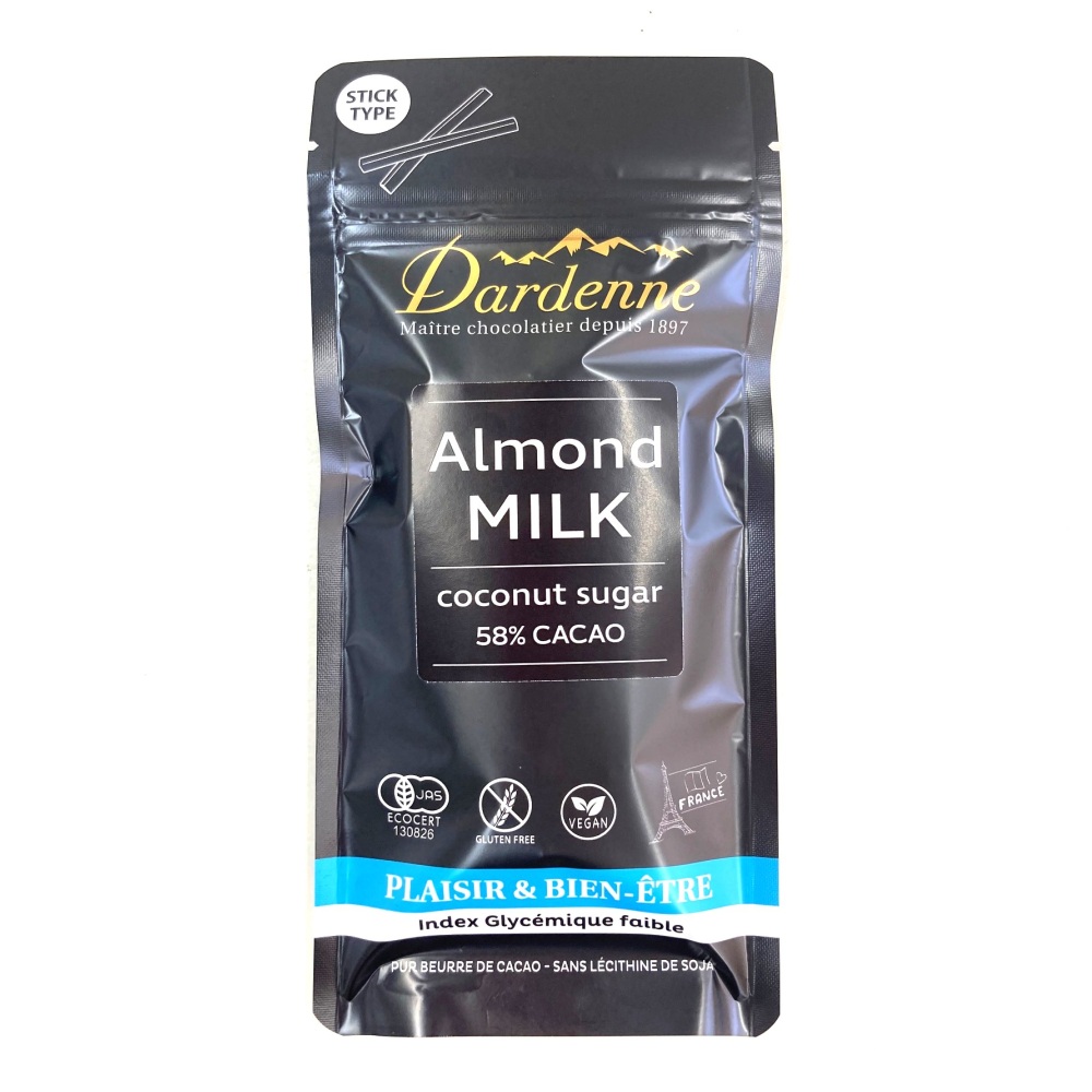 有機ココシュガーチョコレートアーモンドミルク スティック