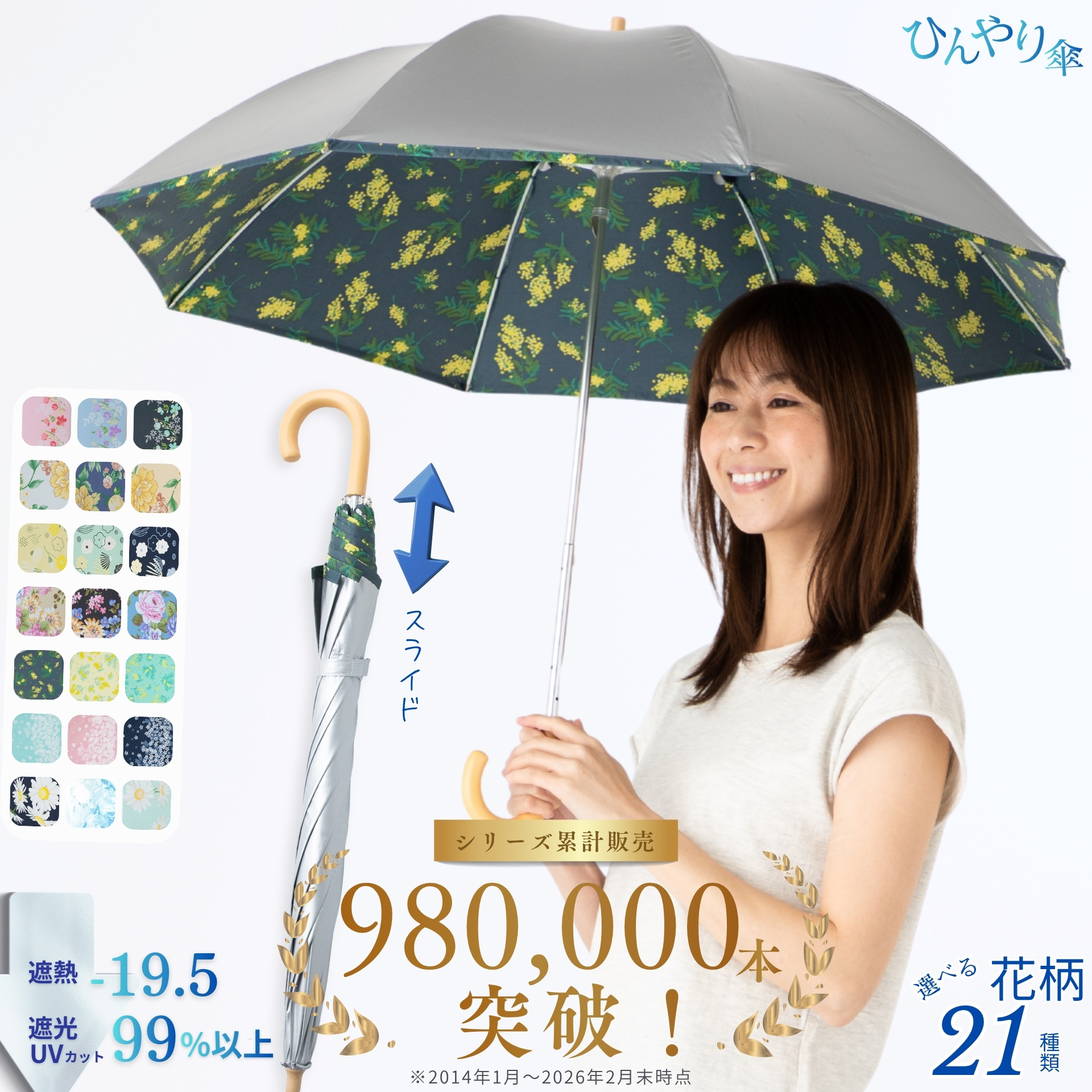 日本製】 京の傘・SAKURA（サクラ） 【限定生産】【日傘と傘の専門店