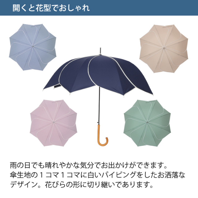 mi様専用 花柄 Christianロゴ ジャンプ傘