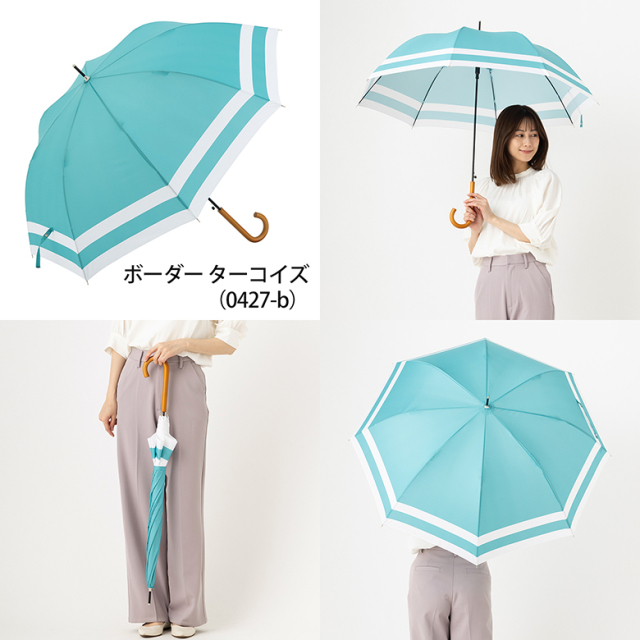女性用ジャンプ傘 木製手元 60cm｜傘の専門店【リーベン】