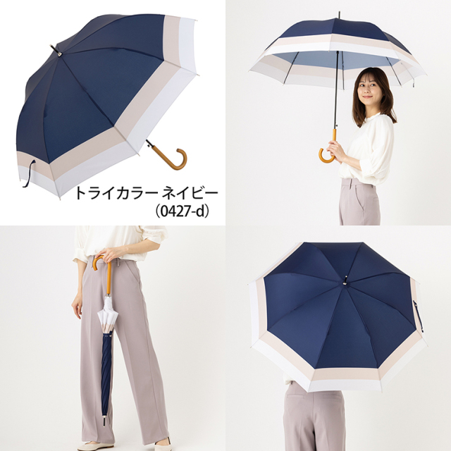 女性用ジャンプ傘 木製手元 60cm｜傘の専門店【リーベン】