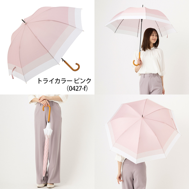 女性用ジャンプ傘 木製手元 60cm｜傘の専門店【リーベン】