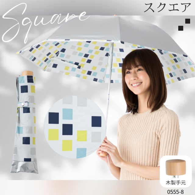 折りたたみ日傘 UV晴雨兼用軽量折傘 シルバー 【日傘と傘の専門店