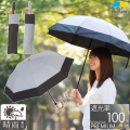 ＵＶ遮熱遮光折傘　晴雨兼用　50cm×8本骨　遮光1級　クールプラス　LIEBEN-0514 【送料無料(一部地域除く】