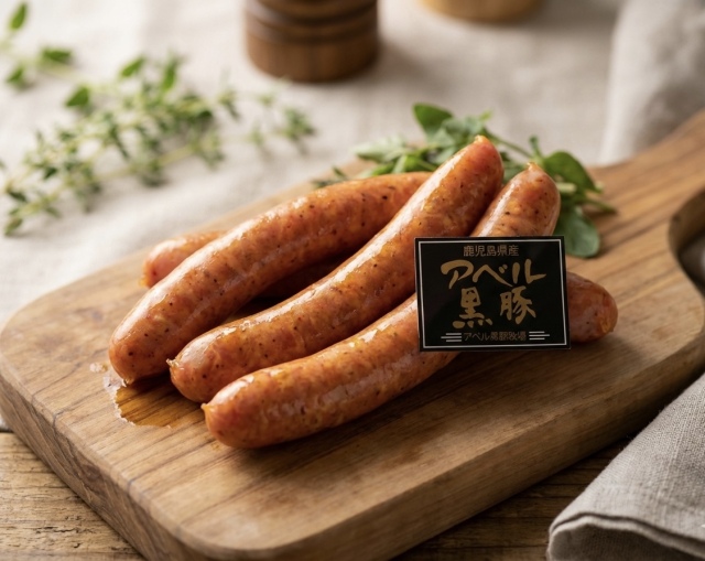粗挽きウインナー鹿児島産黒豚