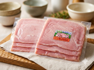 四角いボンレスハム　スライス200g