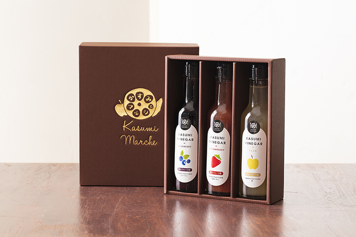 KASUMI VINEGAR (飲むフルーツ酢)3種セット|kasumimarc KASUMI VINEGAR (飲むフルーツ酢)3種セット|kasumimarc