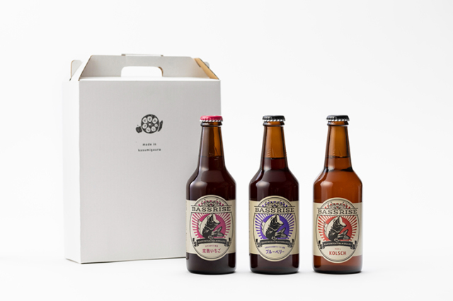 クラフトビール BASSRISE飲み比べセット3種（3本） ｜かすみ
