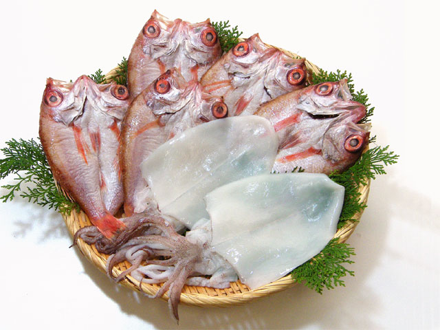 のどぐろ、白いか干物一夜干しセット