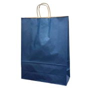 紙袋　青