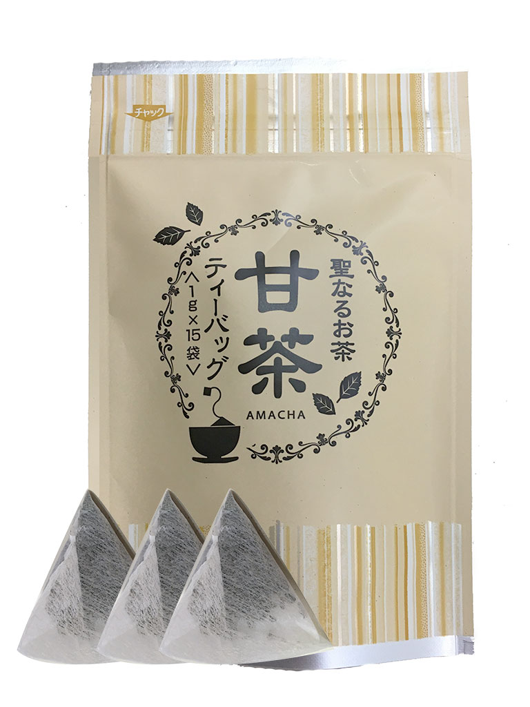 【メール便送料無料】甘茶 1g×15袋入り ティーバッグタイプ 無添加 ノンカフェイン 国産 あまちゃ 花まつり※