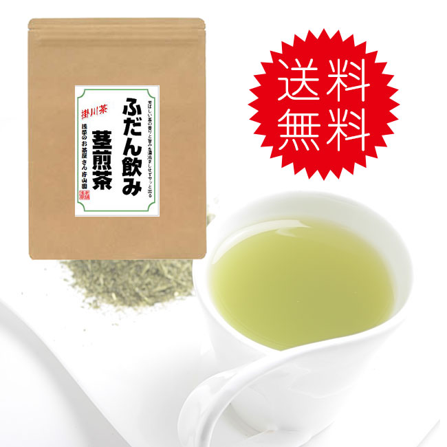 【静岡県掛川産の深蒸し茶】【送料無料】普段飲み茎煎茶２００ｇｘ５本セット※