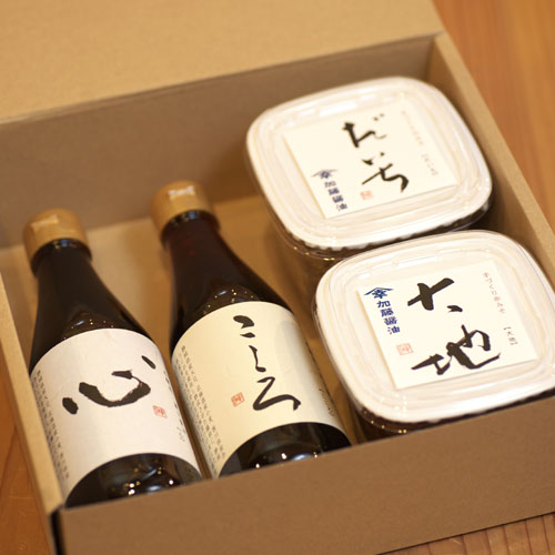 食品 369寅ちゃん様専用❣北海道原料無添加特選醤油1L×4本赤粒白粒味噌
