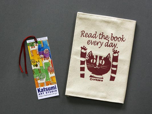 キトゥン：ブックカバー（ナチュラル）