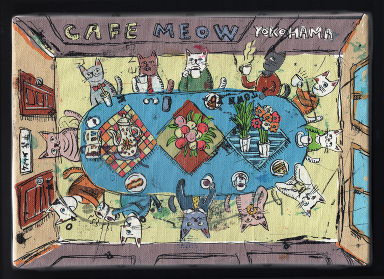 原画作品SM（ジクレー版画）：：CAFE MEOW